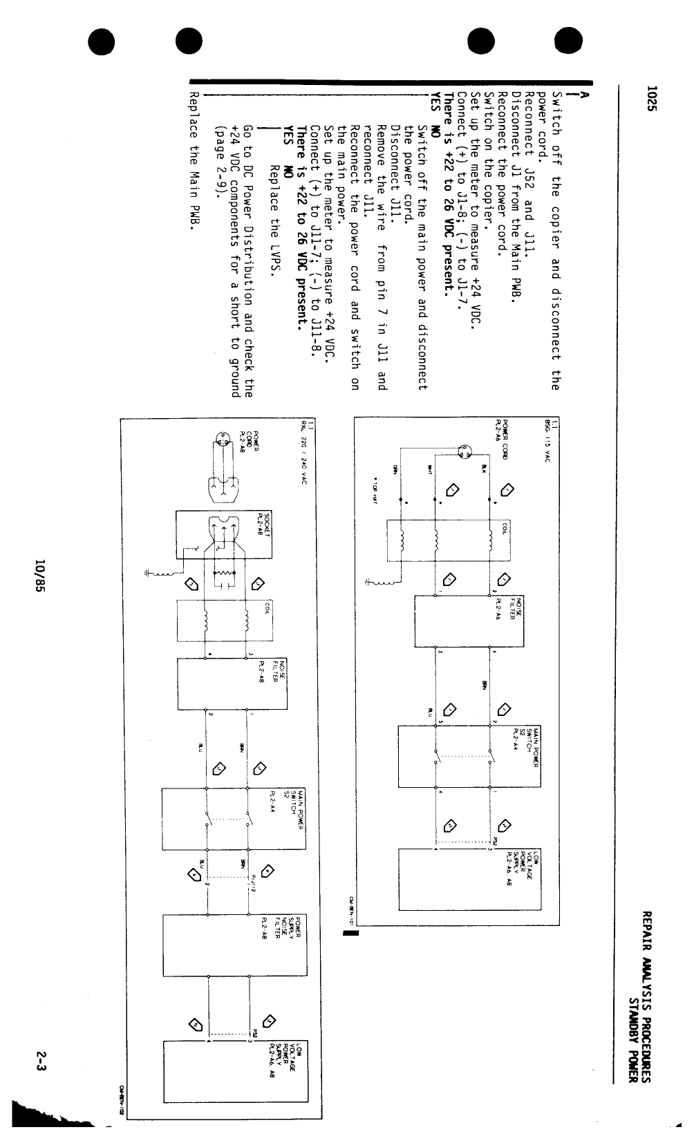 Xerox Copier 1025 Parts List and Service Manual-2